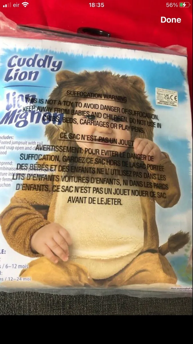 Child’s suit 12/24 mths €10 - Image 1