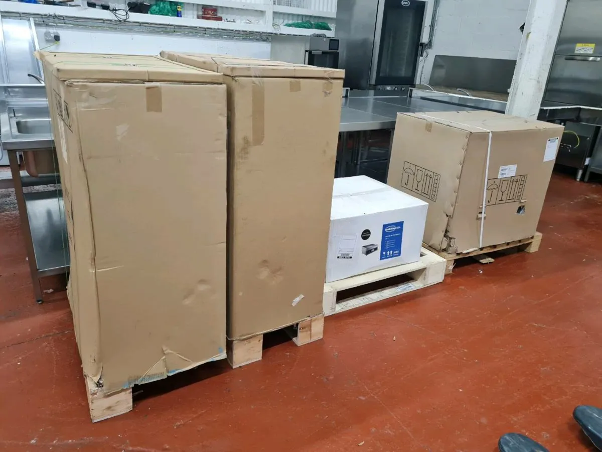 Brand New Combisteel Fryers, griddle and Fridge - Image 1
