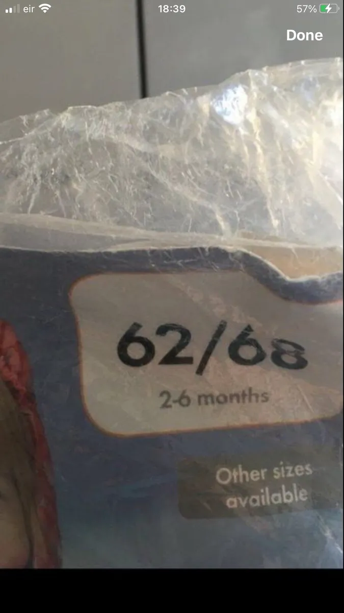 Girls new snowsuit 2/4 mths €10 - Image 4