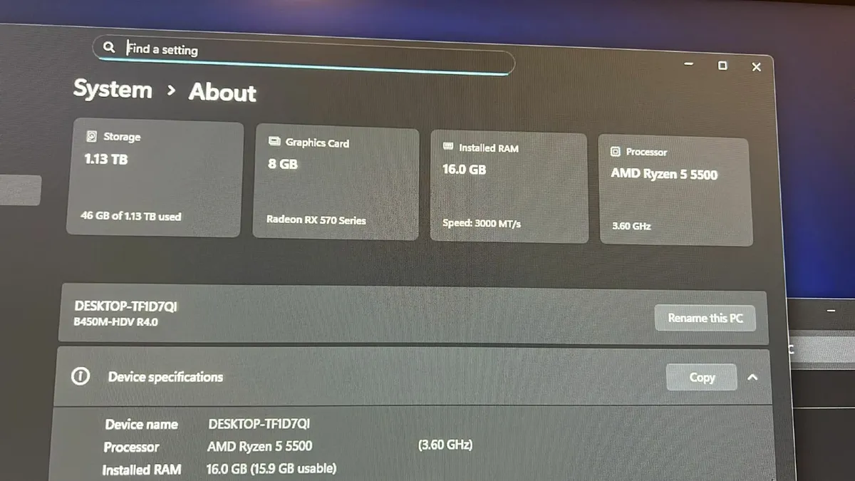 Gaming PC (Ryzen 5 / RX570) - Image 4