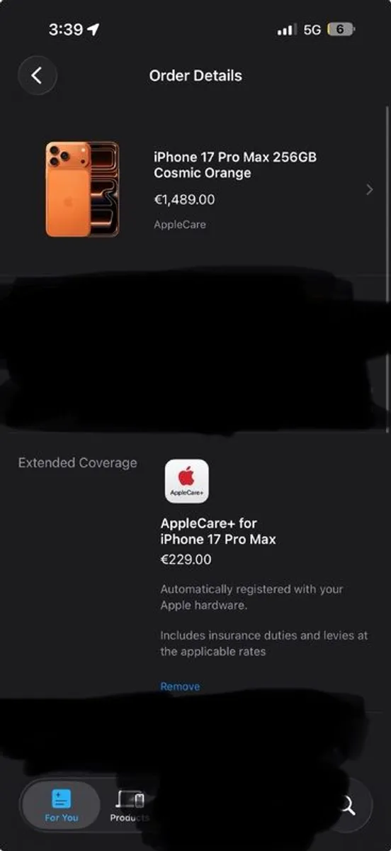 iphone 17 pro max 256gb