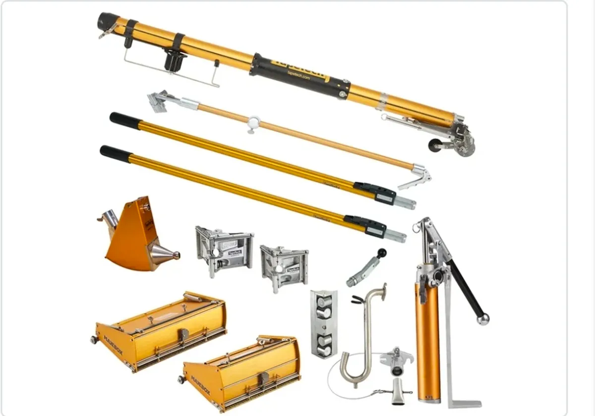 A set of tapetech box finishing tools