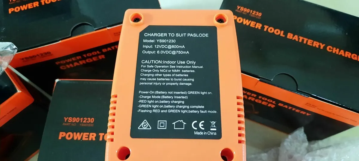 Power Tool Paslode Replacement Battery Chargers - Image 3