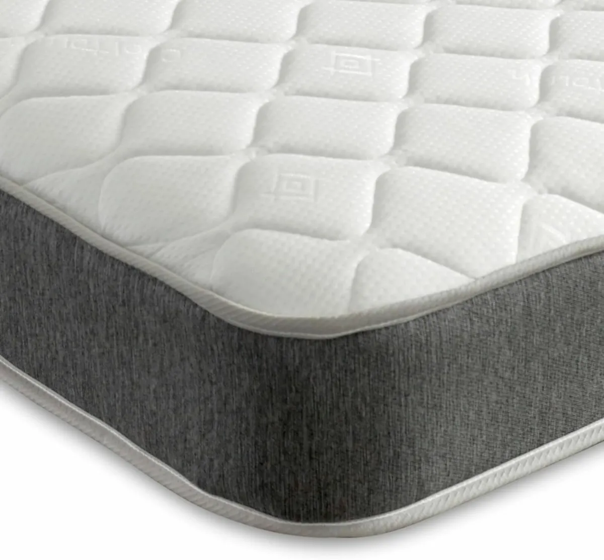 Grey Essentials Small Single Mattress (75x190cm) - Image 1
