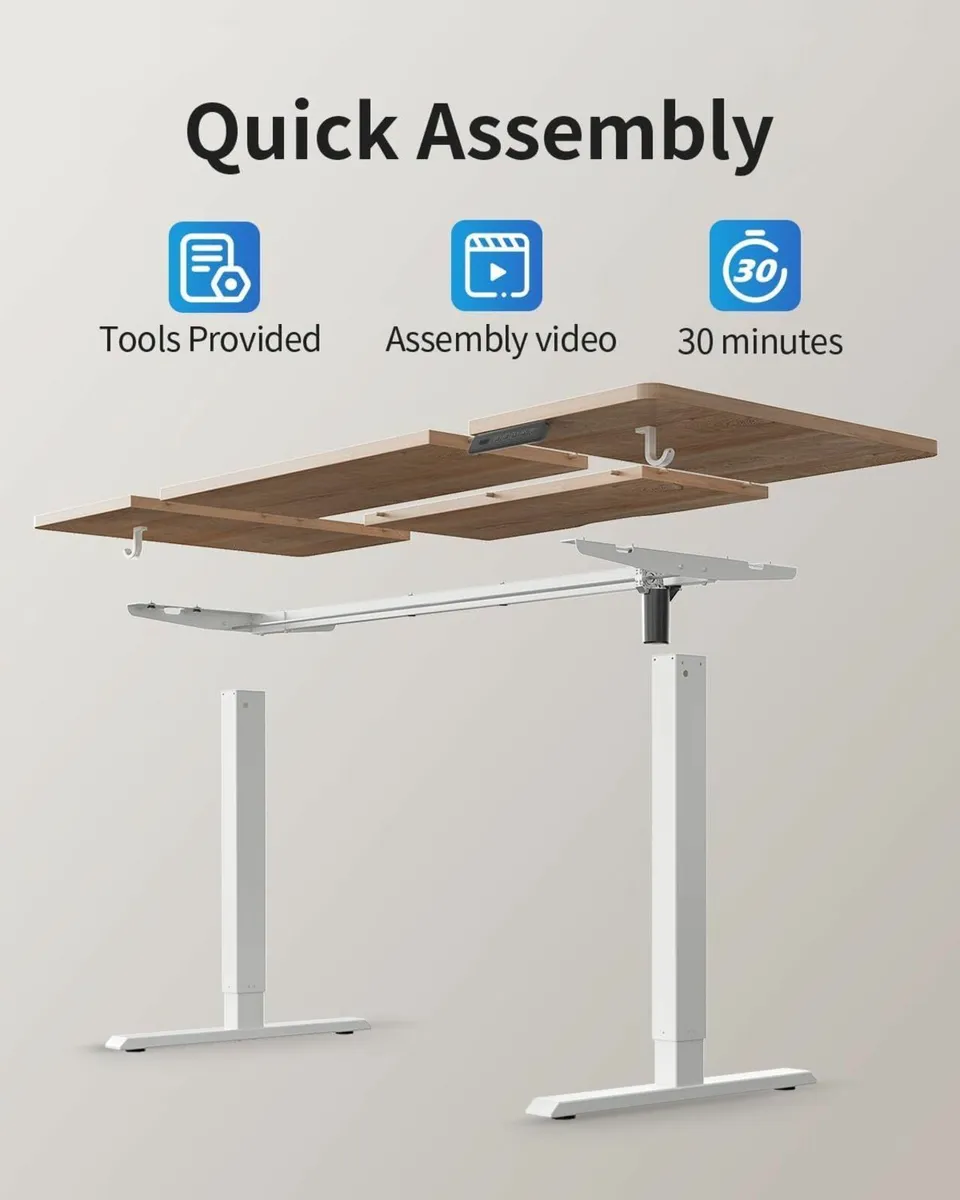 Electric Standing Desk Height Adjustable For - Image 3