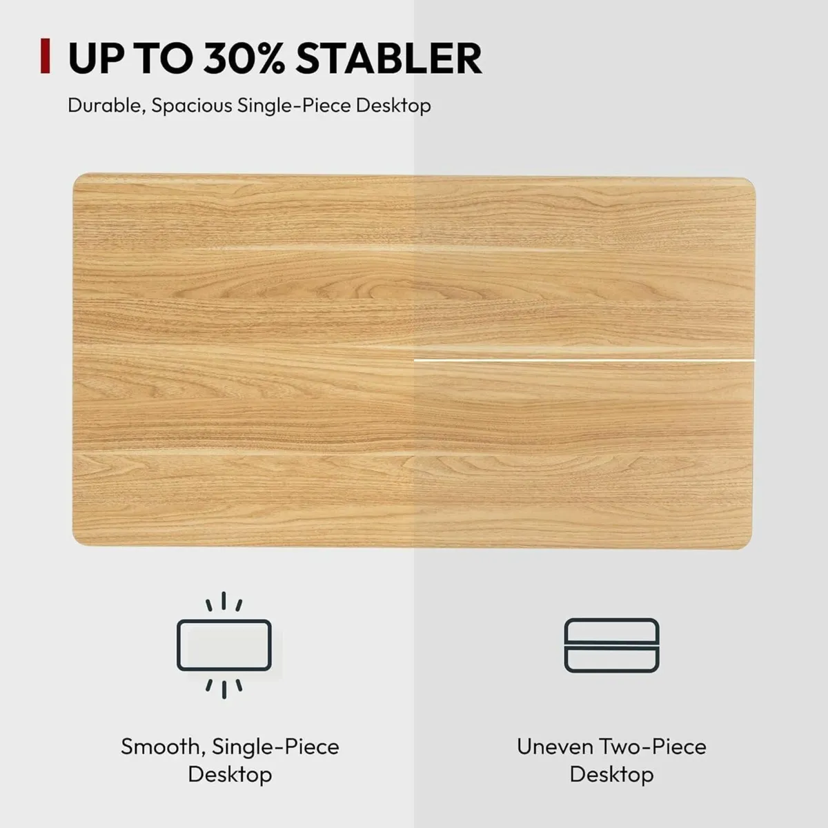 QS+110 x 54 Electric Standing Desk ONE PIECE - Image 4