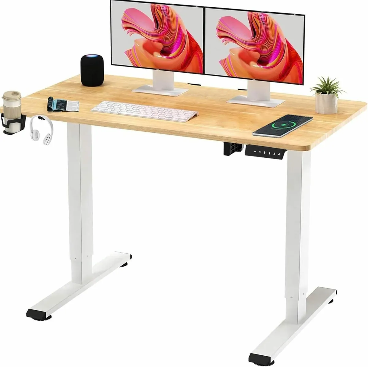 QS+110 x 54 Electric Standing Desk ONE PIECE - Image 1