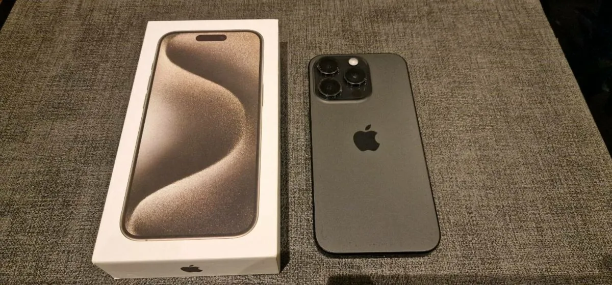 iPhone 15 Pro Black Titanium - Image 1