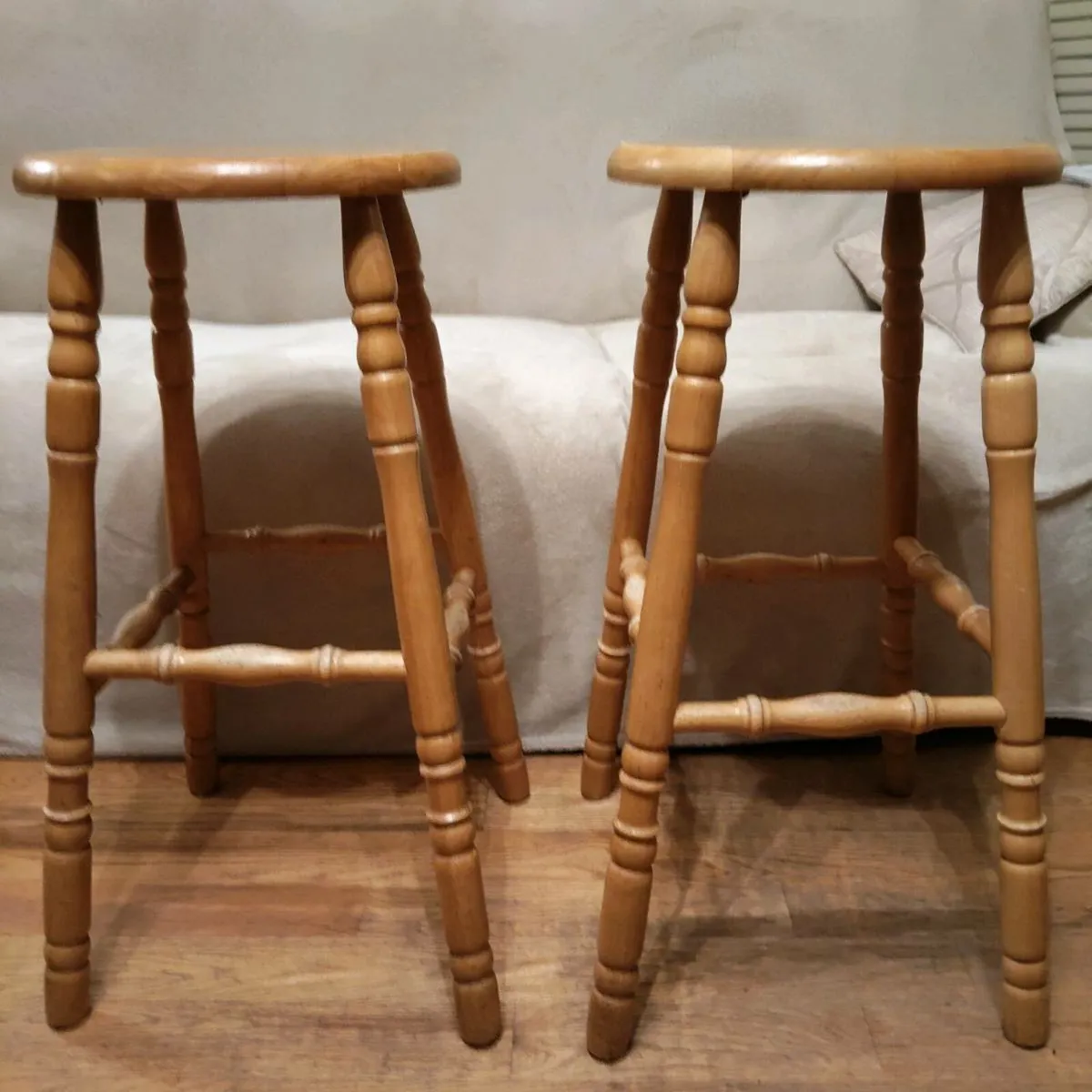 Pine Barstools - Image 1
