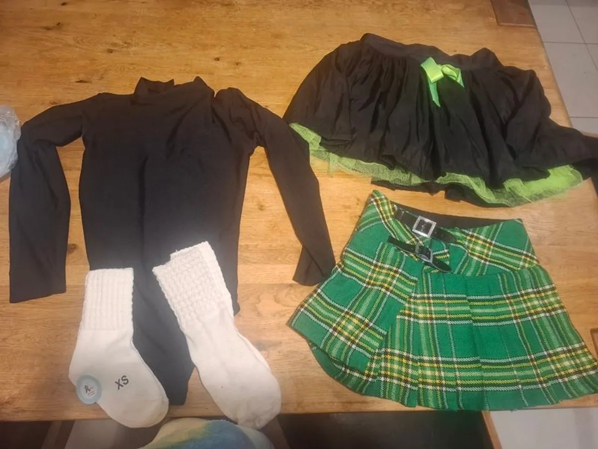 Irish Dancing Beginners Feis Clothes Age 7 to 8