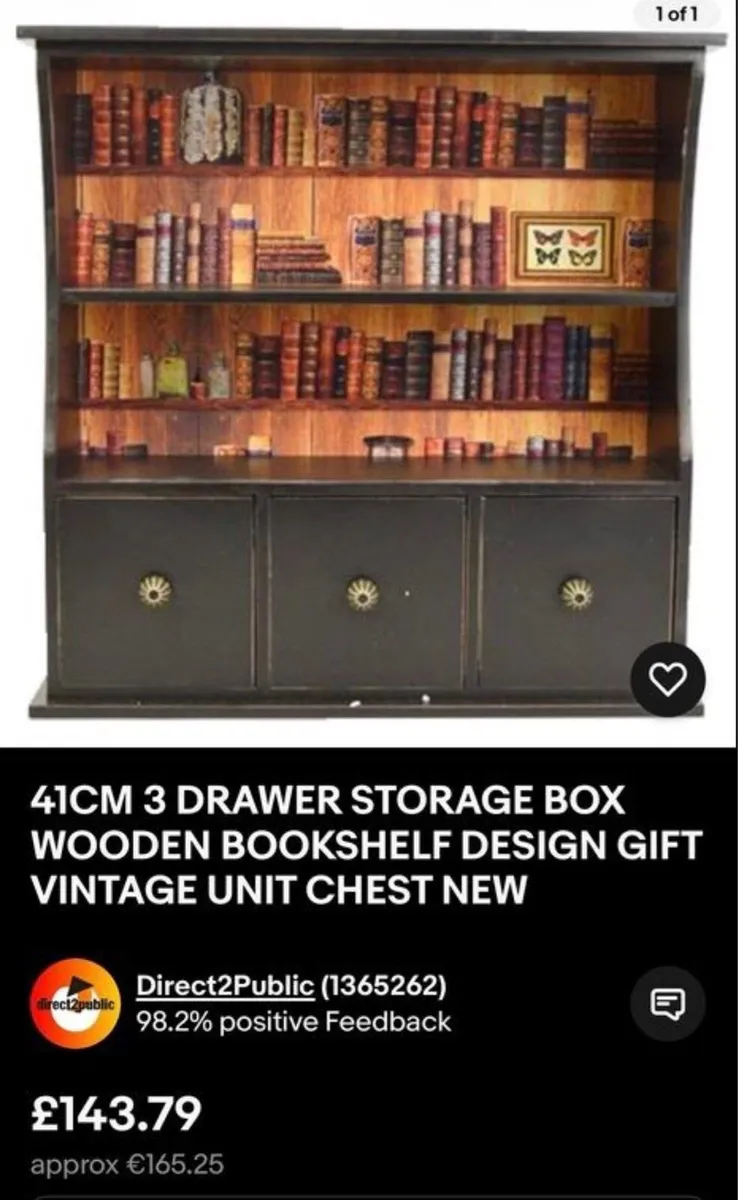 Vintage style hanging wall unit - Image 2