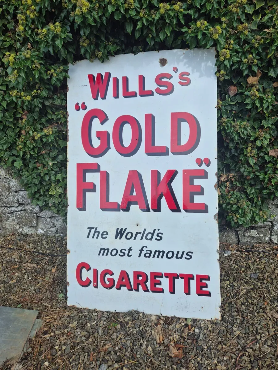 Old Enamel sign - Image 1