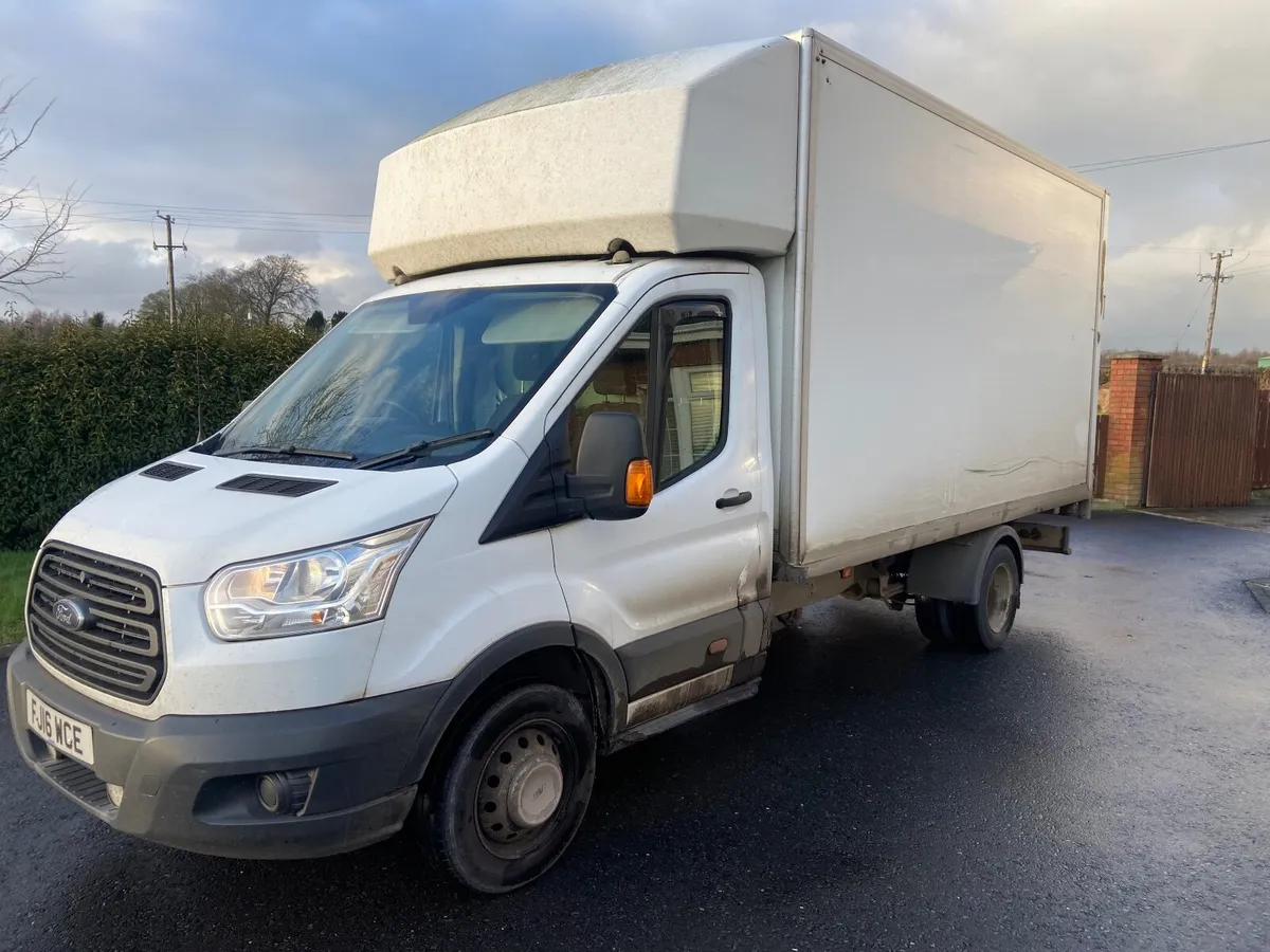 Ford Transit 2016 twin wheel Luton body - Image 1