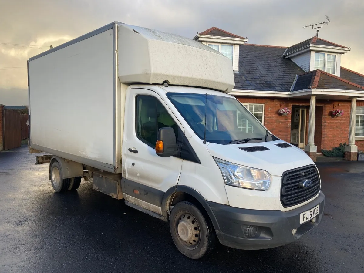 Ford Transit 2016 twin wheel Luton body - Image 2