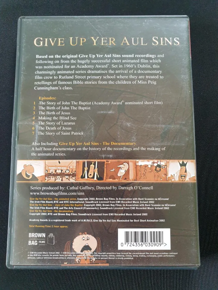 Give Up Yer Aul Sins 2002 CD and DVD Bible Stories - Image 2