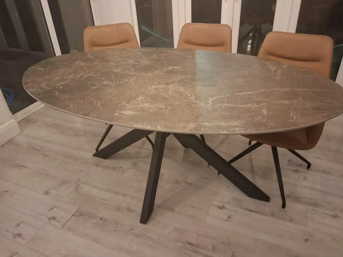 Ceramic Slate Dining Table - Image 2
