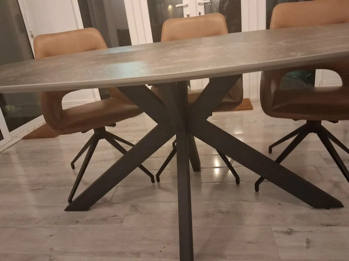 Ceramic Slate Dining Table - Image 3
