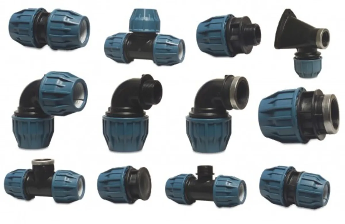 MDPE Pipe Compression Fittings - Image 1