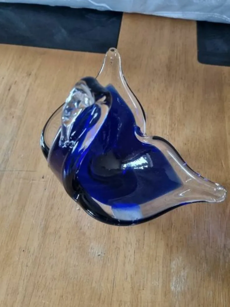 Murano glass swan plate - Image 3