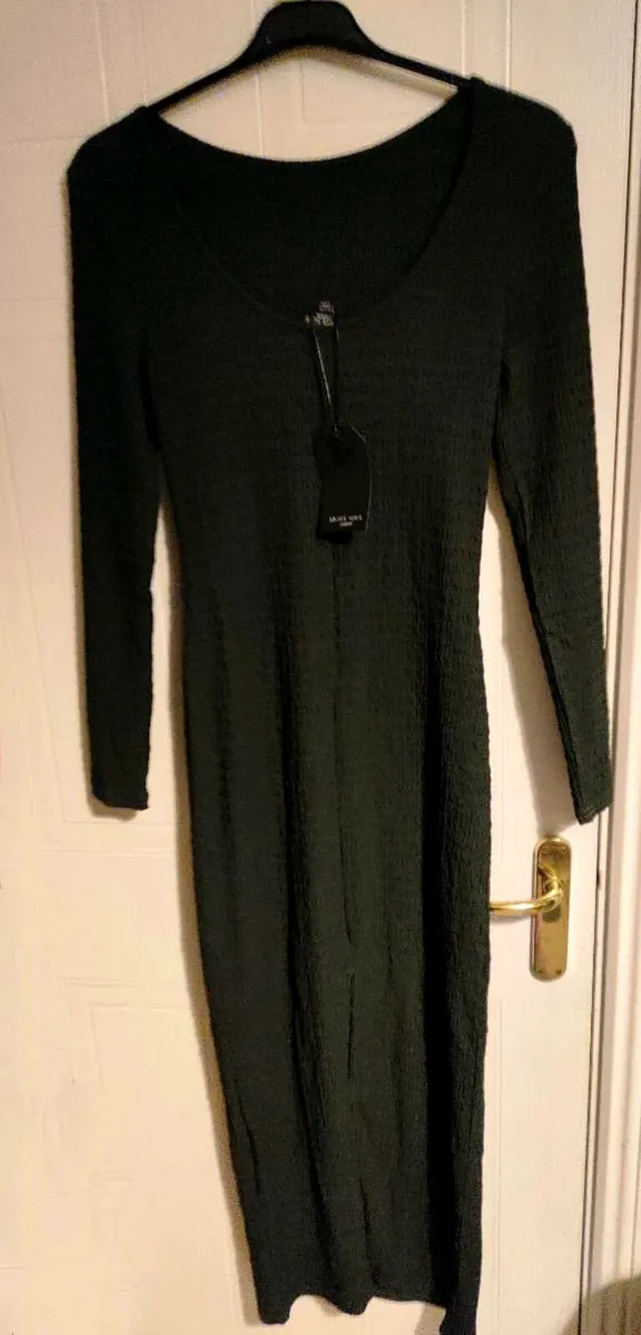 Textured Black Maxi Dress – BRAVE SOUL London – Si - Image 2