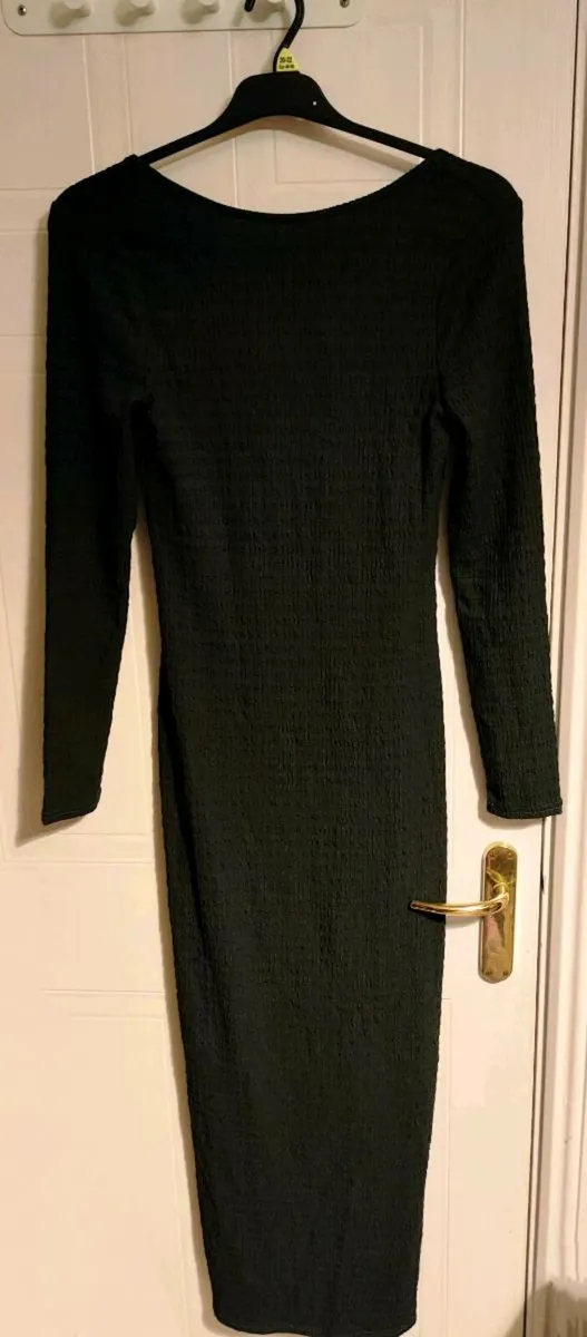 Textured Black Maxi Dress – BRAVE SOUL London – Si - Image 4