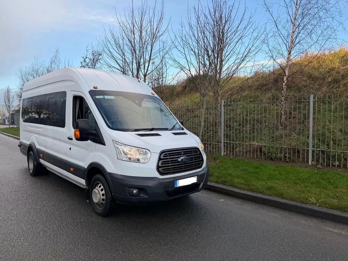 2015 Ford transit minibus 16 seater cvrt 01/2027 - Image 1