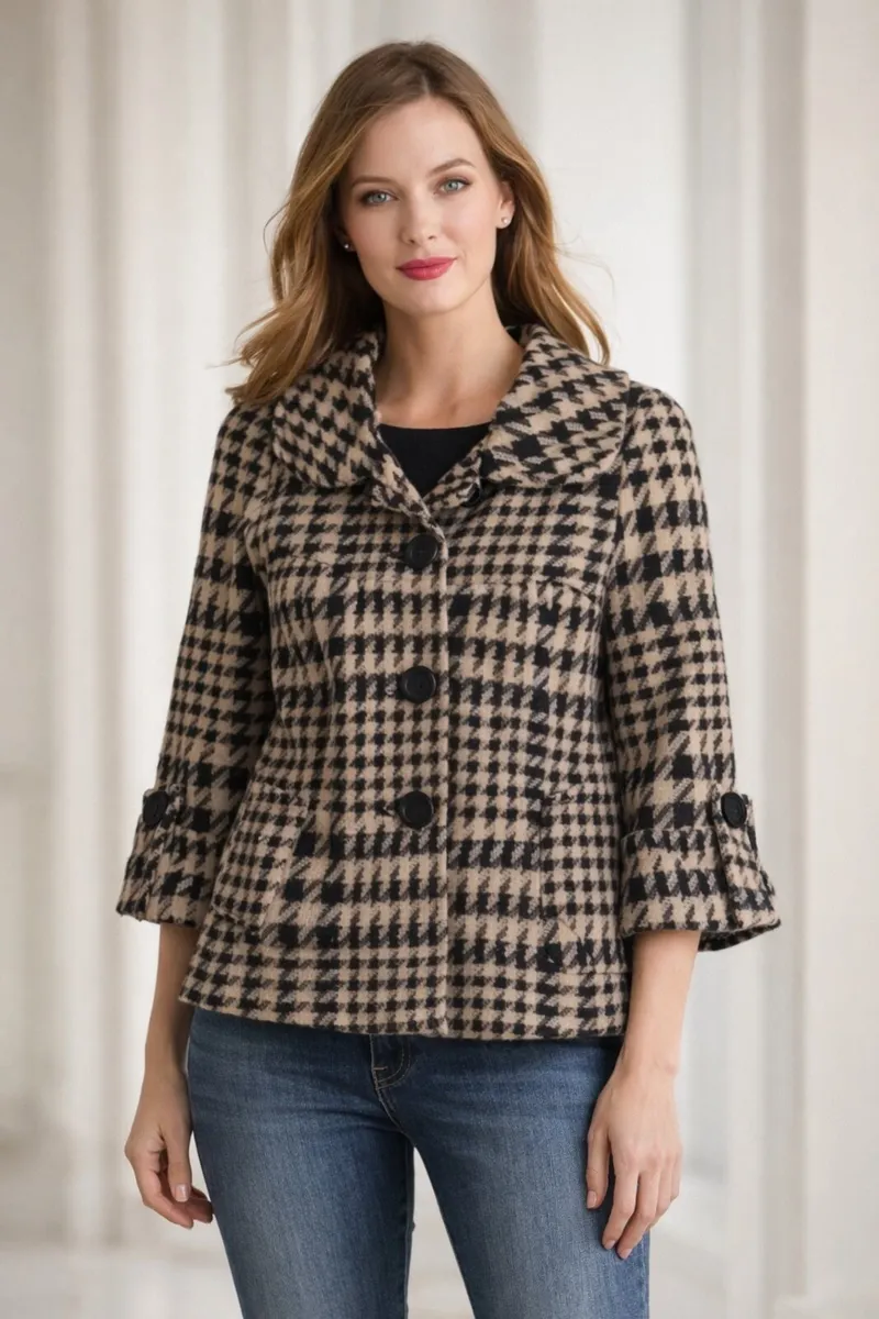 Classic Designer Inspired Jacket: Size 10 - Image 1