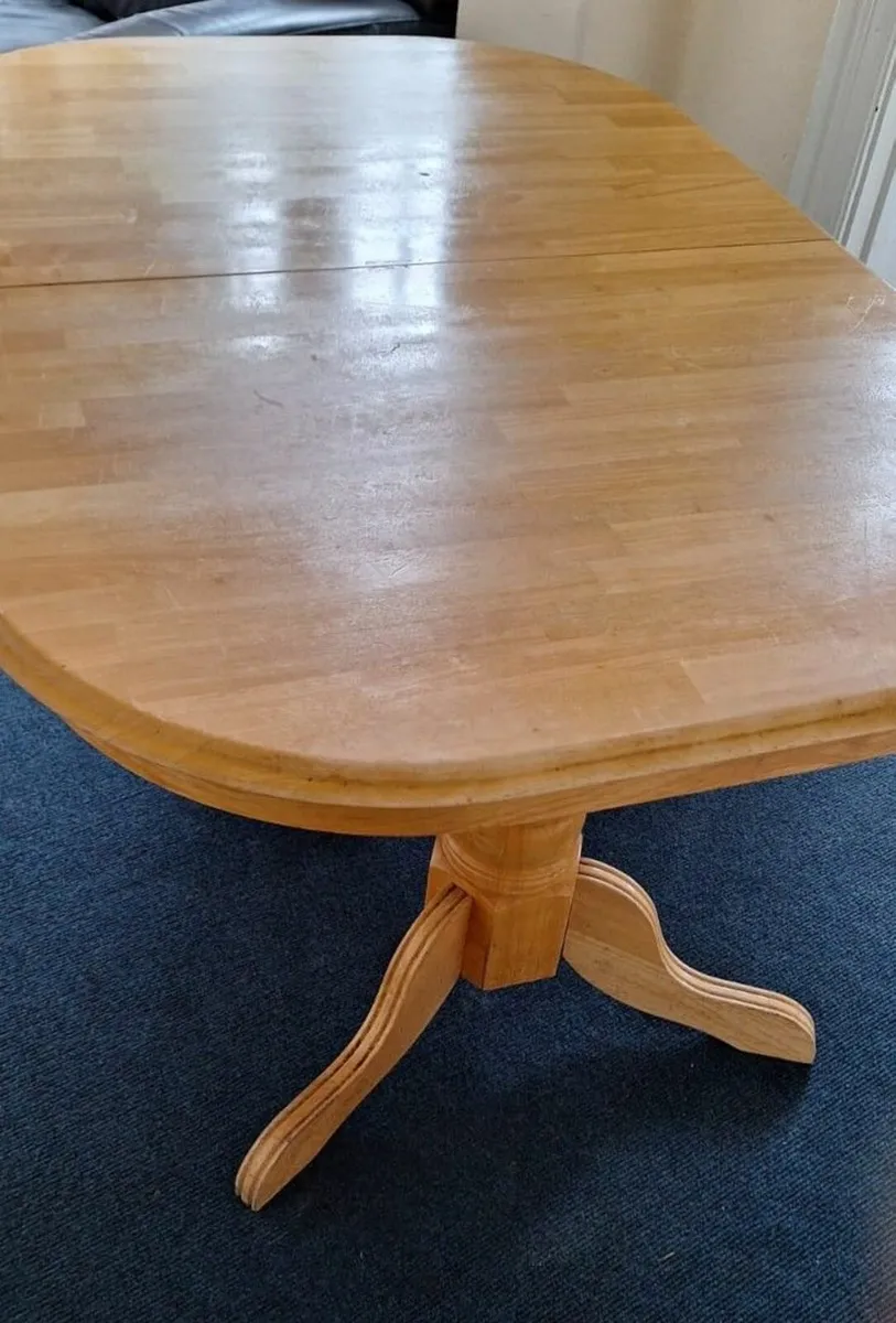 Beautiful,heavy large  Dining table - Image 2