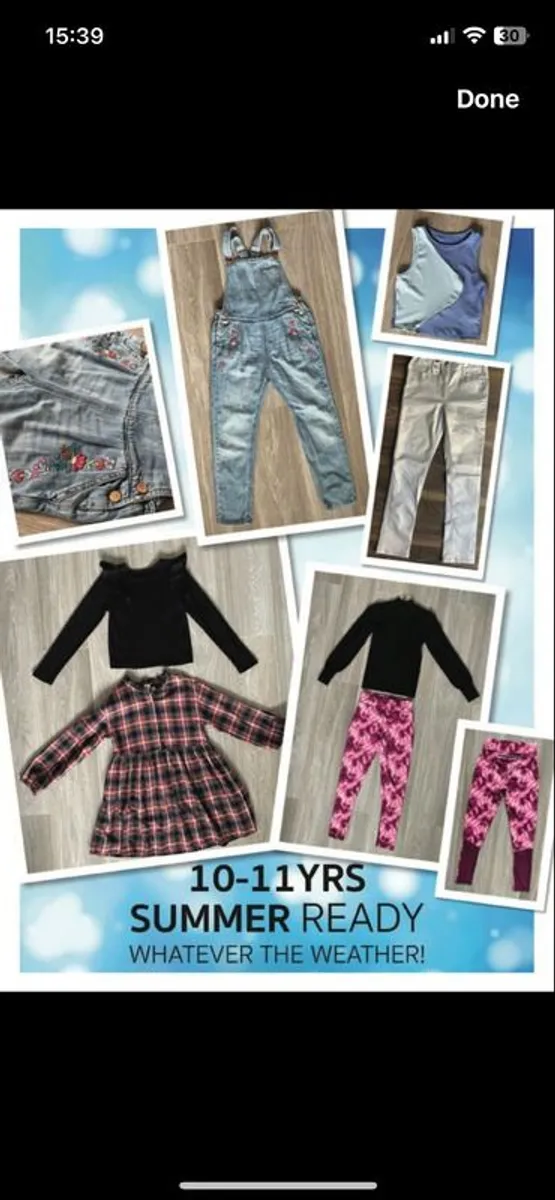 Girls Clothes Bundle - 7 Pieces, 1 BRAND NEW WITH TAGS - 10-11yrs - Image 1
