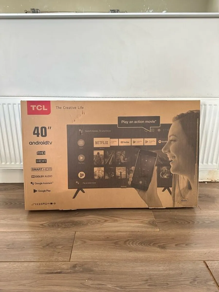 Brand New TCL 40inch Android Smart TV (Sealed) - Image 1
