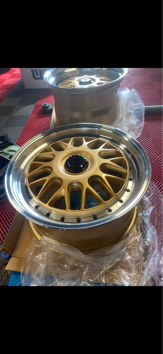 Brand new Porsche 18”” BBS style wheels and Tyres - Image 2