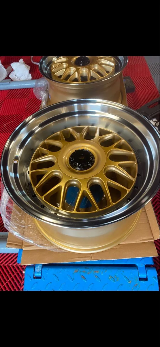 Brand new Porsche 18”” BBS style wheels and Tyres - Image 1