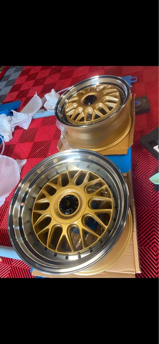 Brand new Porsche 18”” BBS style wheels and Tyres - Image 4