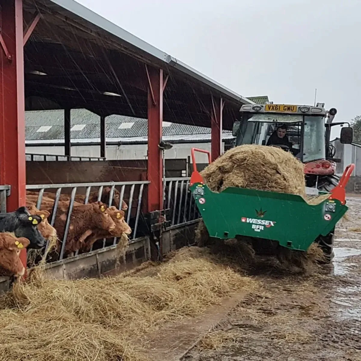 New Wessex Bale Round Bale Feeder BFR 180 - Image 2