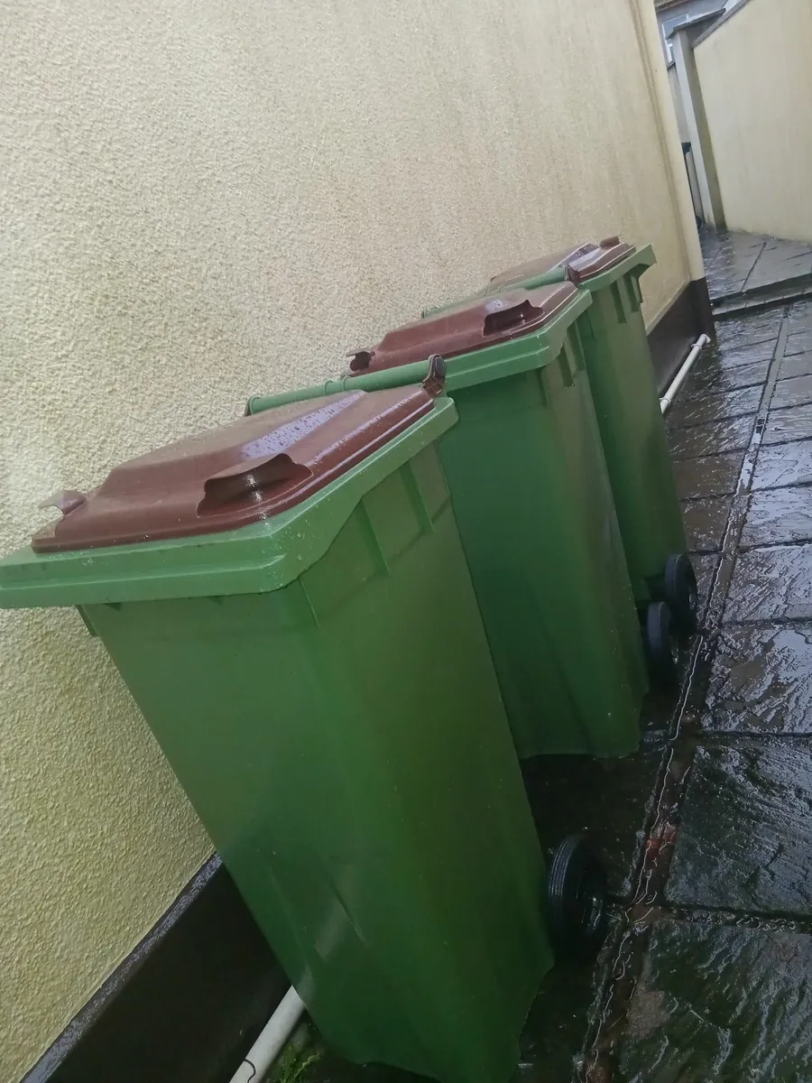 3 WHEELIE BINS - Image 1