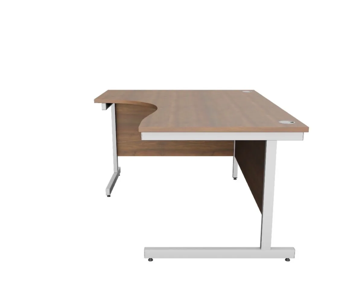 1 x CTI Office Solutions Walnut Desk - Image 2