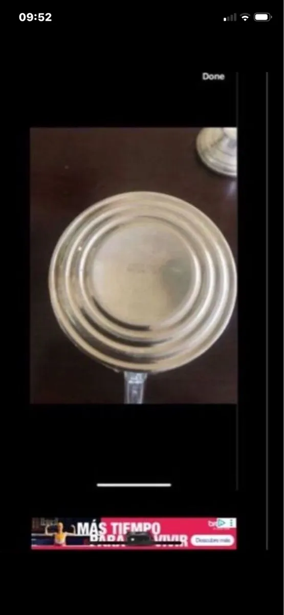 Antique Sterling Silver weighted Sugar & Milk Bowl - Image 4