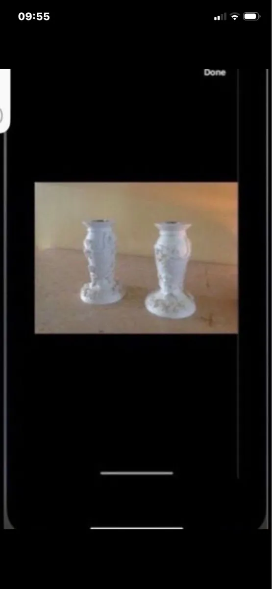 Cherub & Rises Candlestick Set - Image 1
