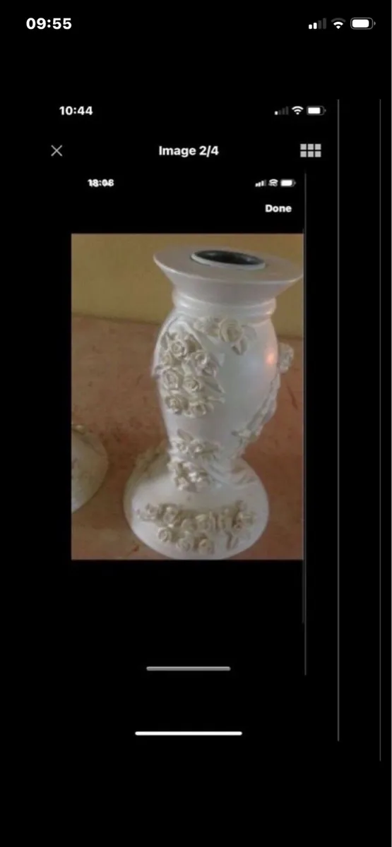 Cherub & Rises Candlestick Set - Image 2