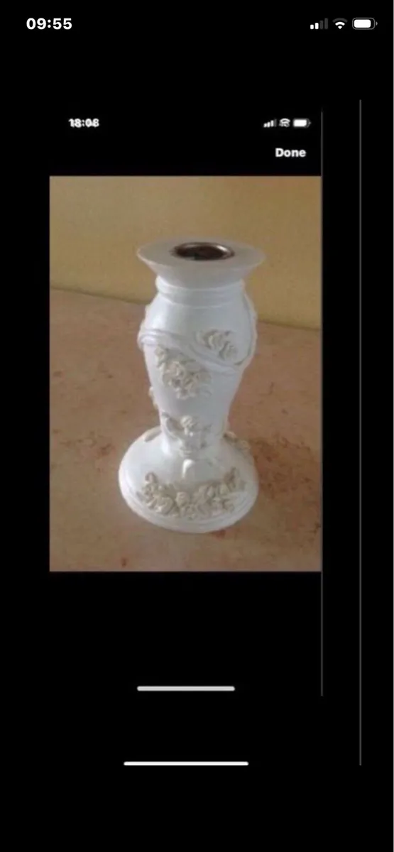 Cherub & Rises Candlestick Set - Image 3