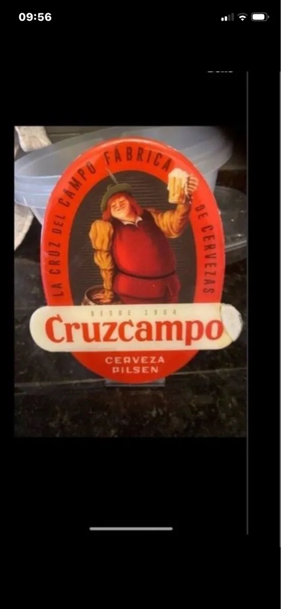 Cruzcampo beer Bar Display - Image 1