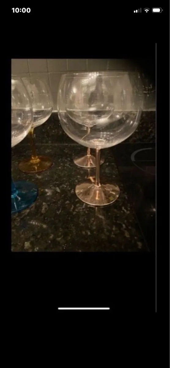 Large Gin Glasses (4) - Image 2