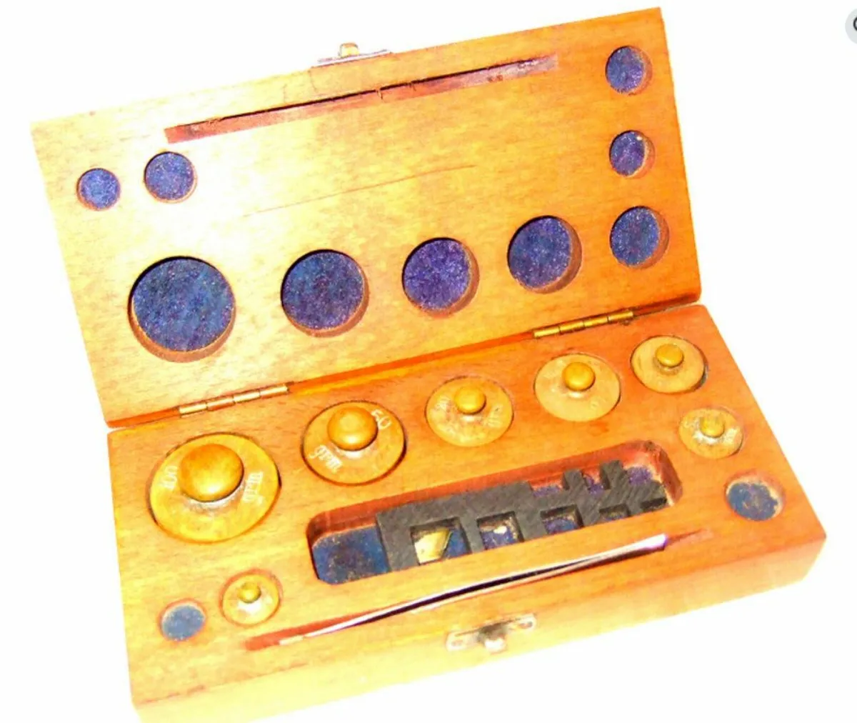 Vintage Set Apothecary's Weights - Image 3