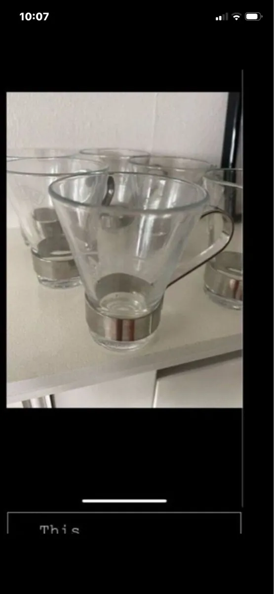 Rare Baileys Glasses Set (6) - Image 4