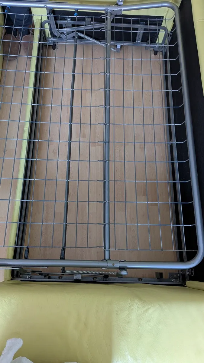 Real Leather Sofa Bed - Image 2