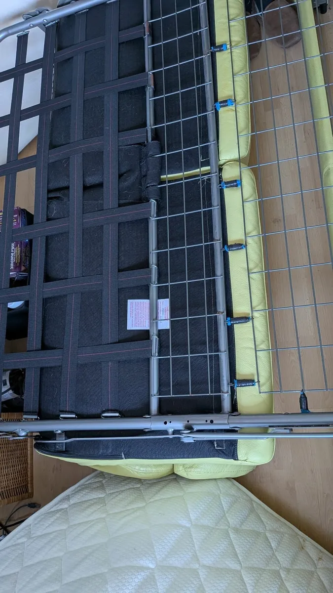 Real Leather Sofa Bed - Image 4