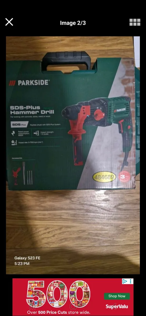 Parkside Performance SDS-Plus Hammer Drill - Image 1