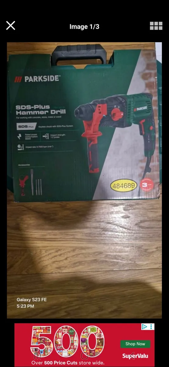 Parkside Performance SDS-Plus Hammer Drill - Image 2