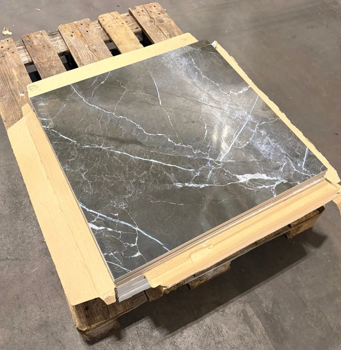 7 sq mtrs Dark Marble Effect Tiles