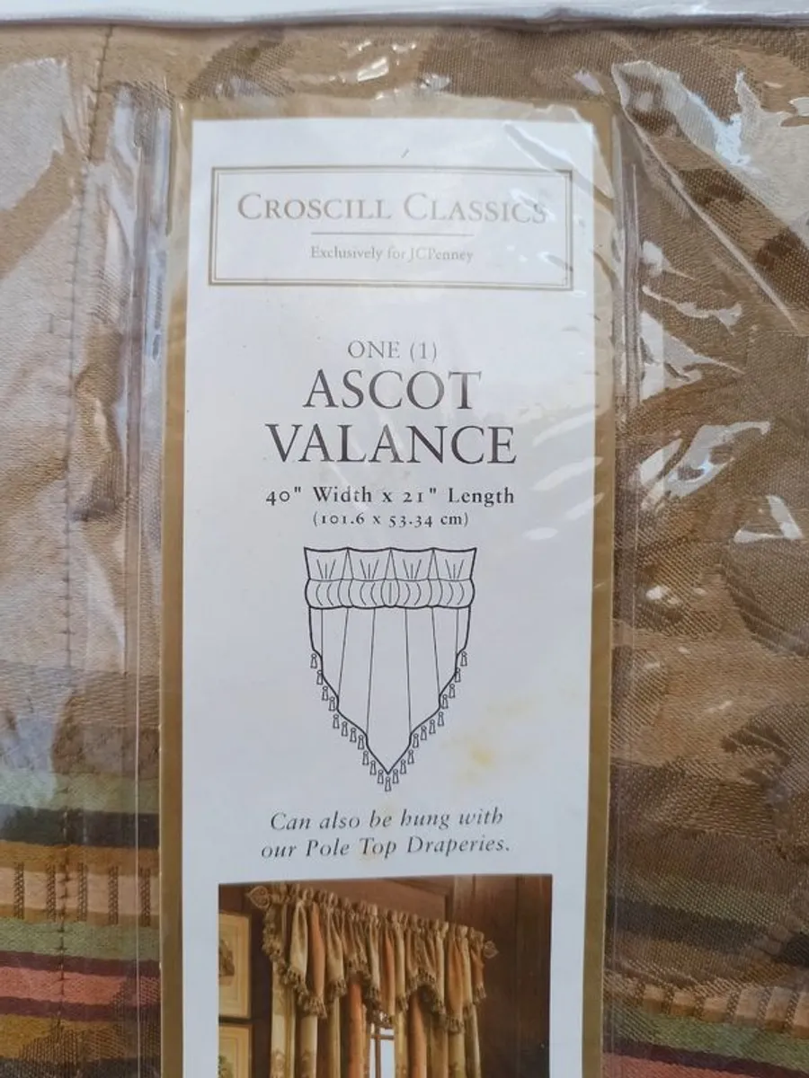 Multi Tulane Ascot Valance   40" x 21" - Image 2